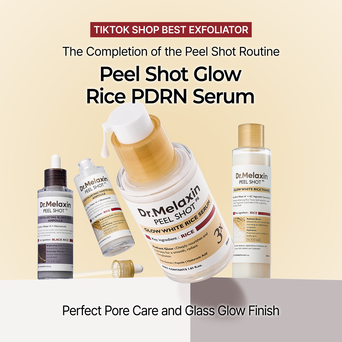 Peel Shot Glow Rice PDRN Serum