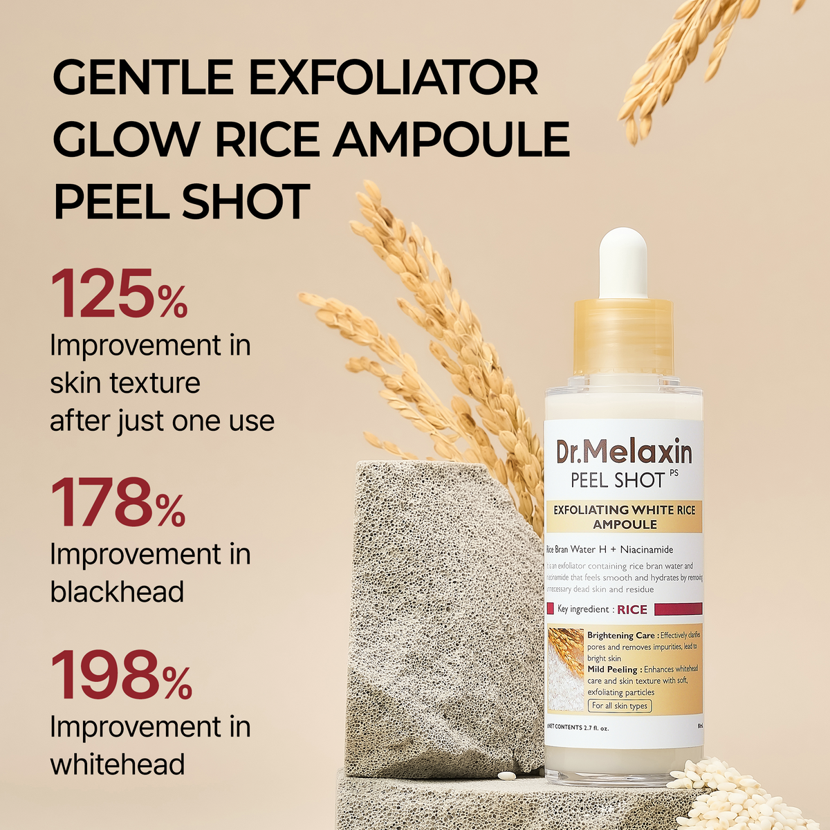 Peel Shot Glow White Rice Ampoule