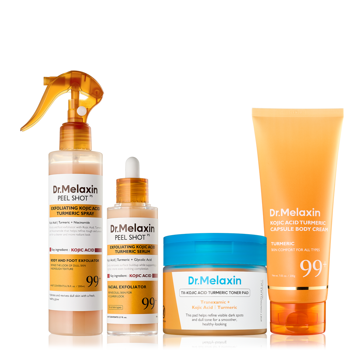 Kojic Acid Amber Face & Body Care Set